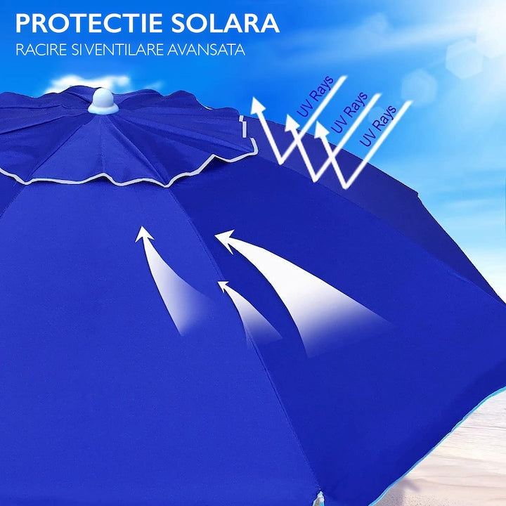 Umbrela de Plaja Freezy Air AquaShade Umbrela de Plaja Freezy Air AquaShade